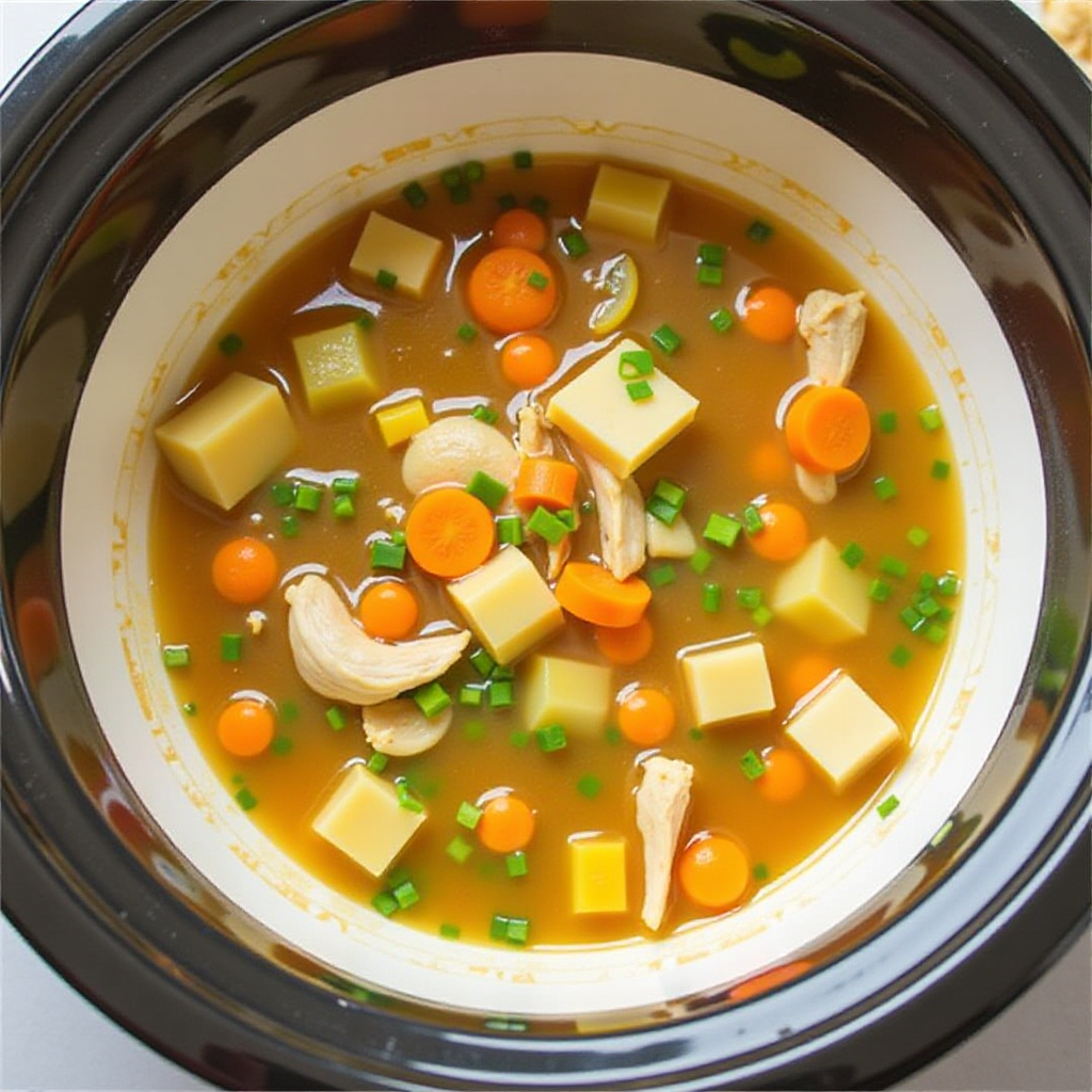 Slow Cooker Recipes: 5 Irresistible Must-Try Cozy Dinners 3 Chicken and Vegetable Soup in Slow Cooker